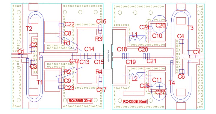 Location Circuit - STMicroelectronics RF3L05150CB4 RF Power LDMOS Transistor